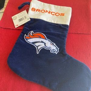 Denver Broncos Christmas stocking. BNWT
